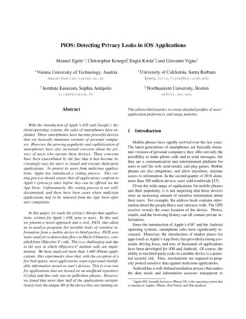 PiOS: Detecting Privacy Leaks In IOS Applications