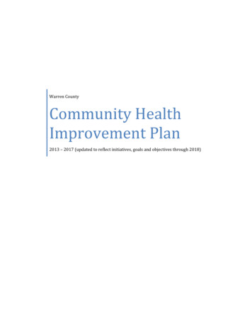 Warren County Community Health Improvement Plan