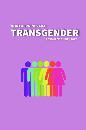 NORTHERN NEVADA TRANSGENDER - Transgender Allies Group