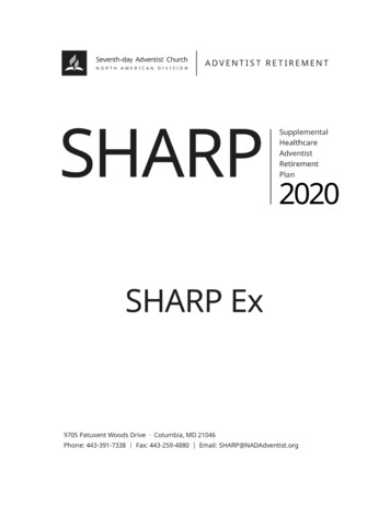 Standard SHARP- Ex - Adventist Retirement