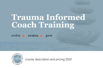 Trauma Informed Coach Training