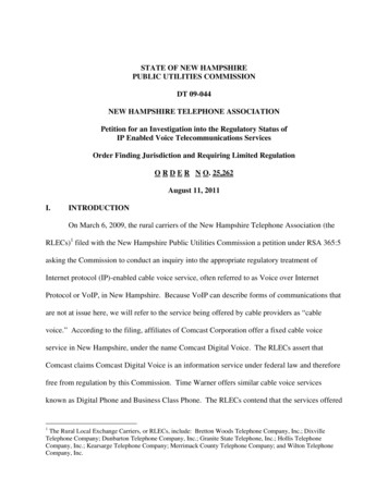 State Of New Hampshire Public Utilities Commission Dt 09-044 New .