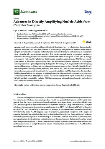 Advances In Directly Amplifying Nucleic Acids From Complex Samples