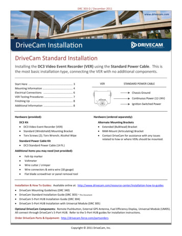DriveCam Standard Installation (DRC 303) - Btcgps 