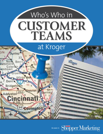 Who's Who In CUSTOMER TEAMS - Edaconsultingllc 