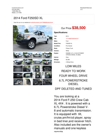 2014 Ford F250SD XL Walker, LA Boardwalk Motorcars LLC