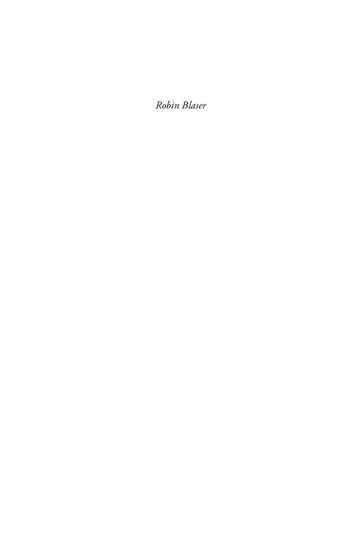 Robin Blaser - New Star Books