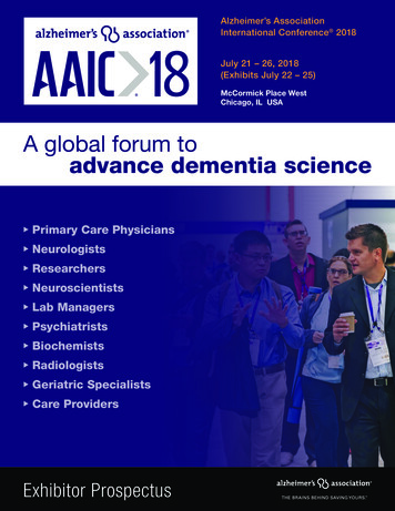 Alzheimer's Association 2018 Program Book Advertising- Important .