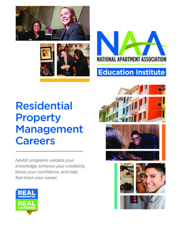 Residential Property Management Careers - Careers Building Communities