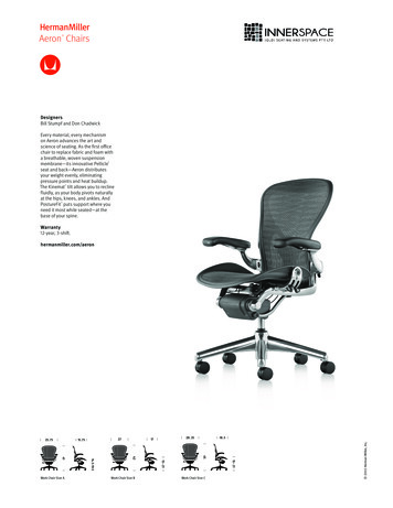Aeron Chairs Product Sheet - Innerspace