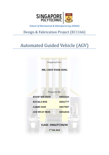 Automated Guided Vehicle (AGV) - Kyaw Soe Hein