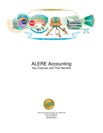 A White Paper On - ALERE Business Applications
