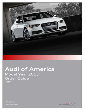 Audi Of America - Audi Club North America