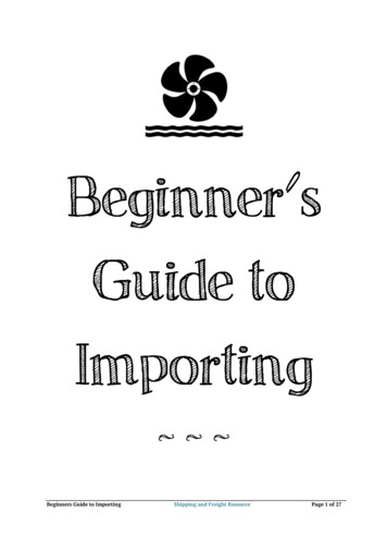 Beginner S Guide To Importing - Shipping And Freight Resource