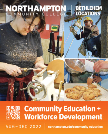Community Education Workforce Development