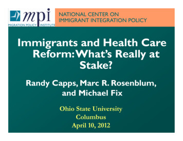 Immigrants And Health Care Reform: What's Really At Stake?