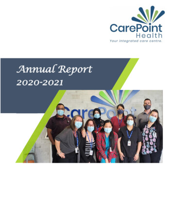 Annual Report 2020-2021 - CarePoint Health Mississauga