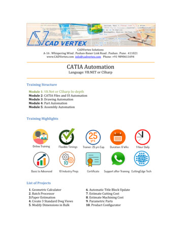 CATIA Automation - CADVertex