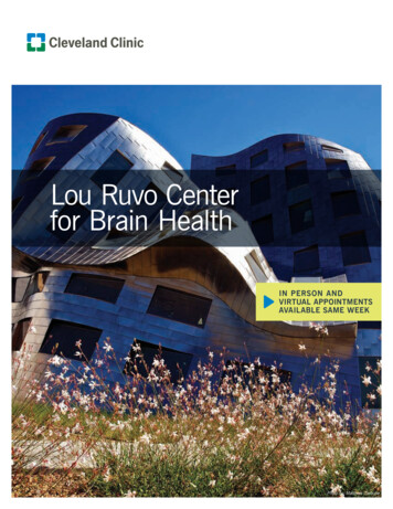 Lou Ruvo Center For Brain Health