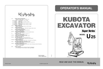 U.s.a. : Kubota Tractor Corporation