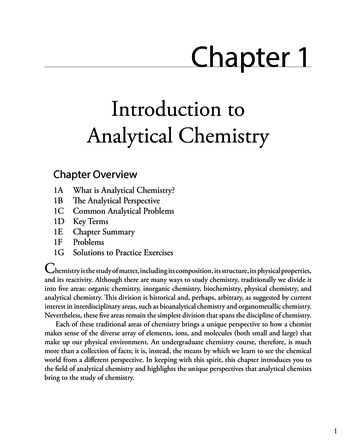 Chapter 1 - Modern Analytical Chemistry 2 - DePauw University