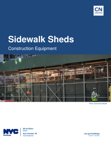 Sidewalk Sheds - New York City