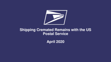 Shipping Cremated Remains With The US Postal Service April 2020