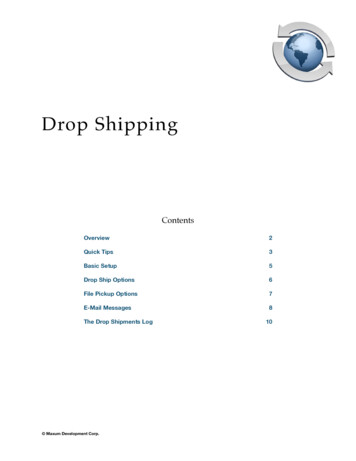 Drop Shipping - Maxum 