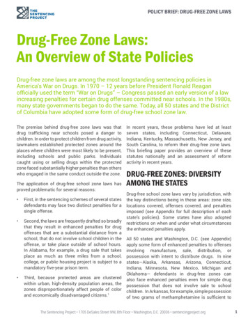 Drug-Free Zone Laws: An Overview Of State Policies - The Sentencing Project