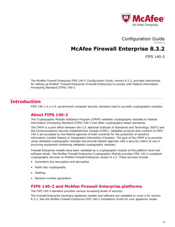 Revision A McAfee Firewall Enterprise 8.3 - Websense