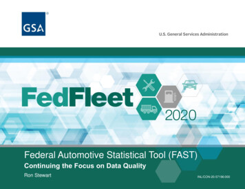 Federal Automotive Statistical Tool (FAST) - GSA