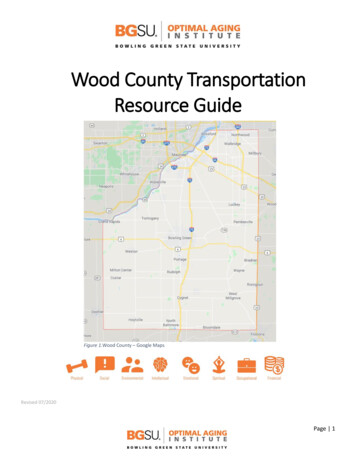 Wood County Transportation Resource Guide - Bowling Green State University