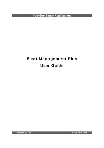 Fleet Management Plus User Guide - Purplefinder