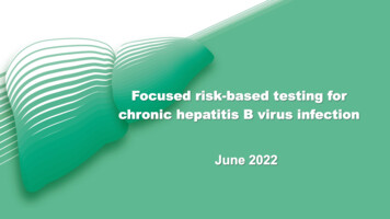 Focused Risk-based Testing For Chronic Hepatitis B Virus Infection