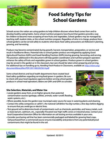 Food Safety Tips For School Gardens - Purdue University