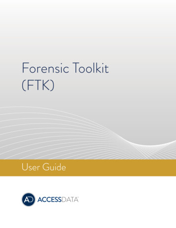 Forensic Toolkit (FTK) - Bristolcc.edu