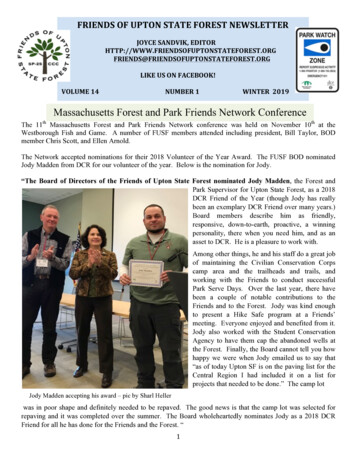 Massachusetts Forest And Park Friends Network Conference