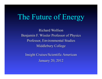 Future Of Energy - Insight Cruises