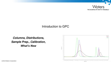 Introduction To GPC - TA Instruments