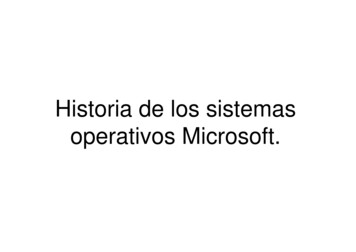 Historia De Los Sistemas Operativos Microsoft. - CASDREAMS
