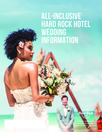 All-inclusive Hard Rock Hotel Wedding Information