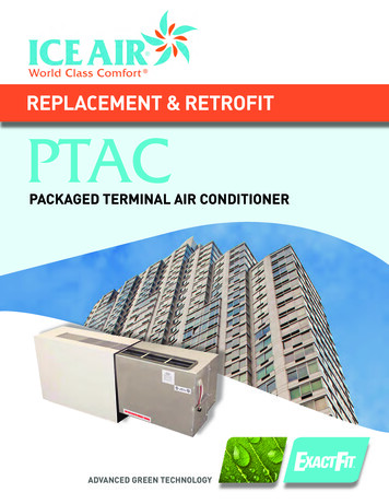 REPLACEMENT & RETROFIT PTAC - Ice-Air