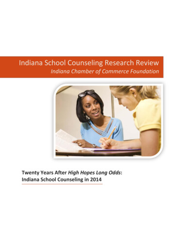 Indiana School Counseling Research Review