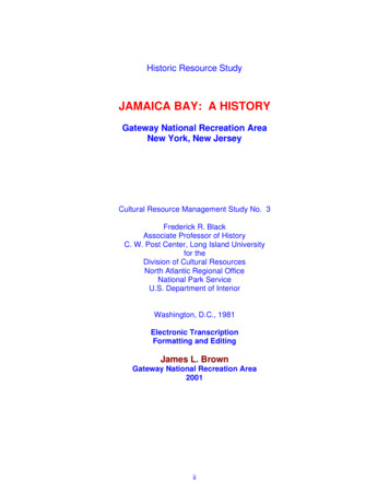 JAMAICA BAY: A HISTORY - National Park Service