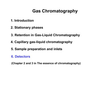 Gas Chromatography - University Of Florida