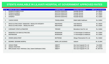 Stents Available In Lilavati Hospital At Government Approved Rates