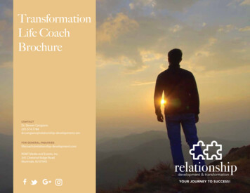 Transformation Life Coach Brochure