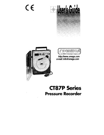 Pressure Recorder - Omega