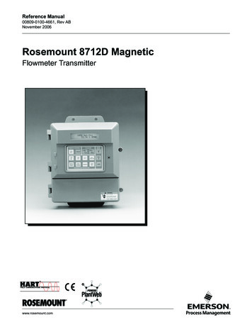 Rosemount 8712D Magnetic - Emerson