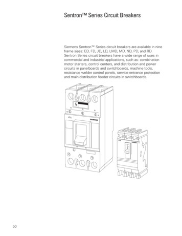 Sentron Series Circuit Breakers - EandM
